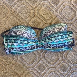 Strapless bikini top